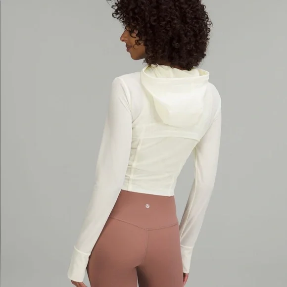 SOLD❗️BNWT❗️Lululemon Mesh Hooded Cropped Jacket in Lemon Sorbet Size 4 - Picture 3 of 7